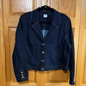 CAbi Dark Blue Denim Jacket/blazer #4681